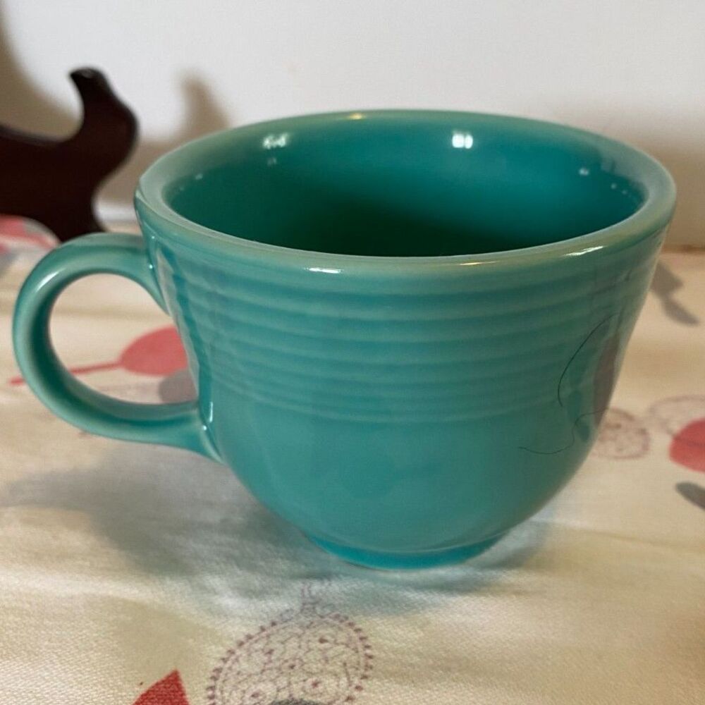 Fiestaware Turquoise Classic 7 ¾ oz Tea Cup
